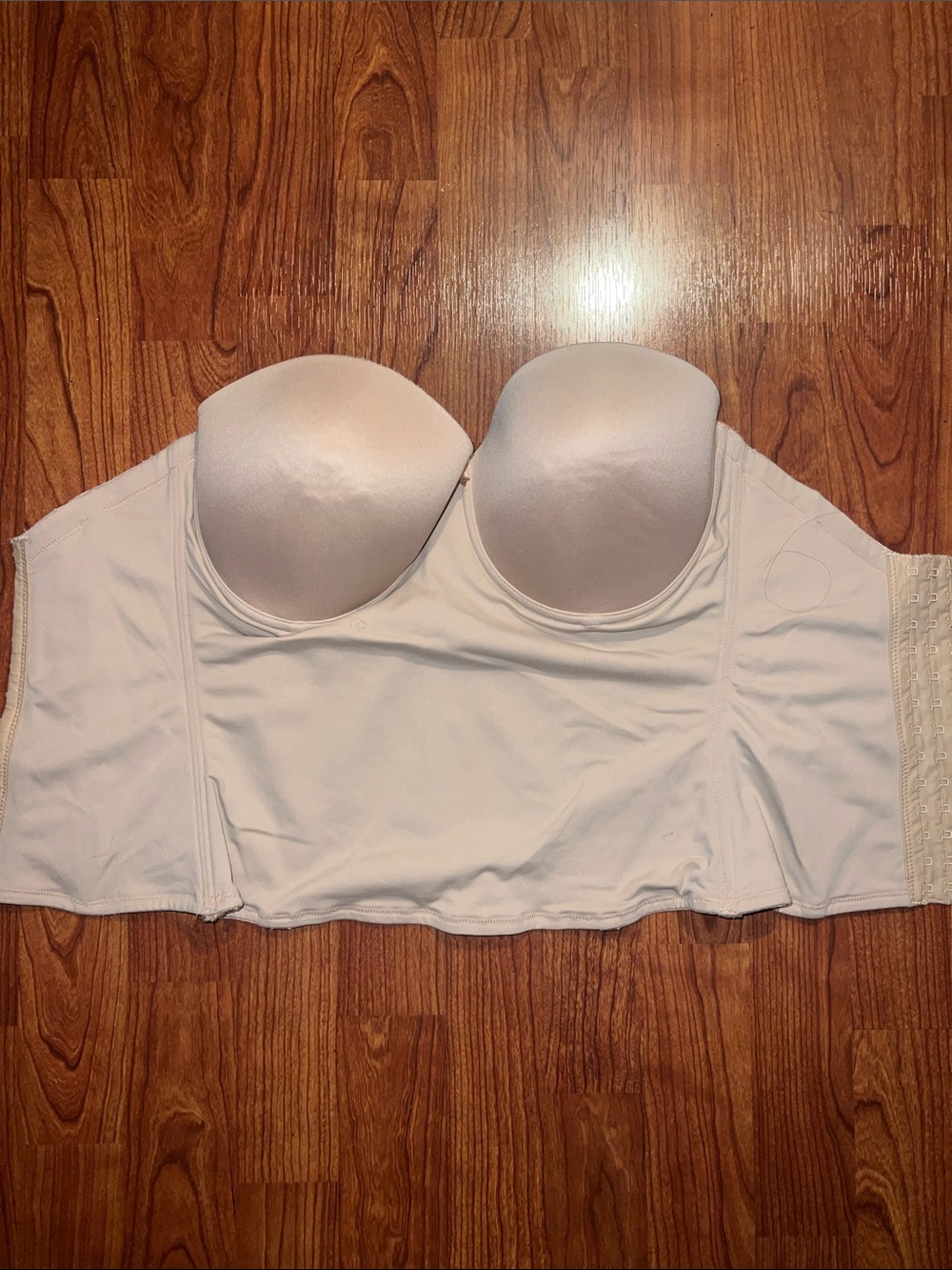 Va Bien Nude Strapless Padded Bra Bustier